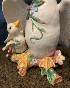 Fitz and Floyd Classics Mom Duck and Duckling Statue