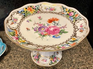 Variety of Vintage Floral Patterned Dishes including Rosenthal  & Limoges