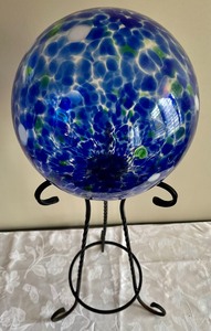 Gazing Ball on a Stand