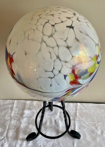 Beautiful Gazing Ball with a Stand