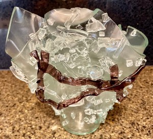 Amazing Unique Art Glass Vase