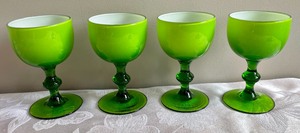 Fun Green Cocktail Pitcher with Glasses