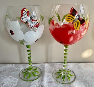 4 Whimsical Wine Glasses