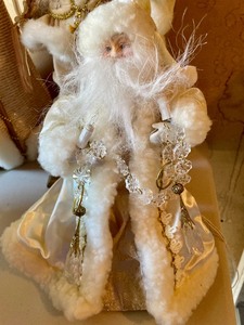 Festive Holiday Decor including Fun Santa Figurines