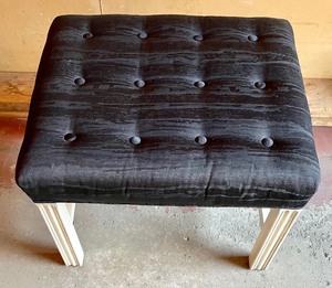 Black Top Ottoman