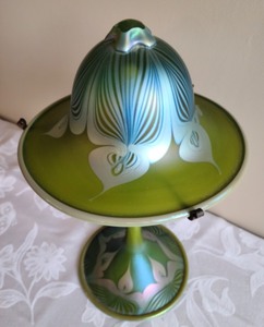 Stunning Carl Radke Art Glass Lamp