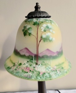 Vintage Painted Table Lamp