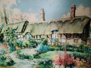 Framed Lovely Piece - Miss Hathaways Garden by Marty Bell