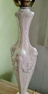 Painted Metal Table Lamp