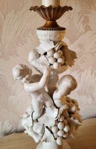 Vintage Cherub Table Lamp
