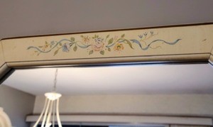 Painted Wood Wall Mirror
