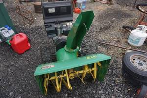 lot 8 image: John Deere Model 32D Walk Behind Snow Blower