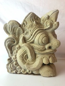 lot 85 image: Carved Stone Architectural Element wFace