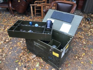 lot 78 image: Vintage Military Lighting Set