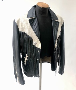 lot 106 image: Ladies Western Style Leather Jacket