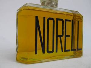 lot 115 image: Large Vintage NORELL Cologne Crystal Store Display Bottle