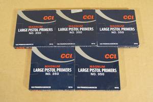 500 CCI No 350 Large Pistol Magnum Primers