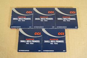 500 CCI No 450 Small Rifle Magnum Primers