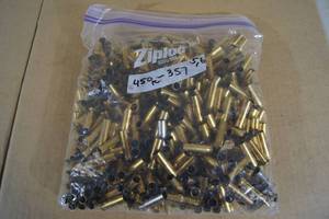 Bag of Empty .357 Magnum Casings