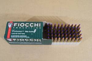 50 Fiocchi .223 Rem 40 Gr V-Max Purple Tip Ammo