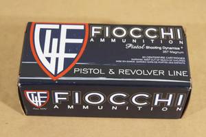 50 Fiocchi .357 Magnum 142 Gr FMJ TC Ammo