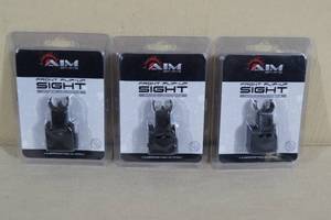 3 AIM Sports Front Flip Up Sights