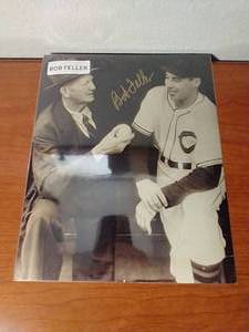 lot 9 image: Autographed Bob Feller Photo WCOA