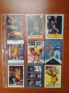 lot 18 image: 9 Kobe Bryant Cards