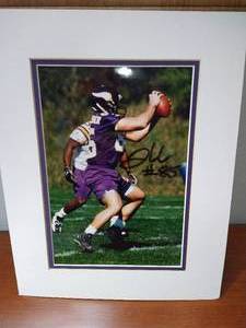 lot 27 image: Signed Jim Kleinsasser Photo