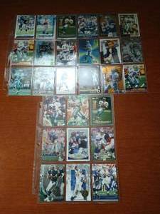 lot 29 image: 3 Pages of Troy Aikman Cards