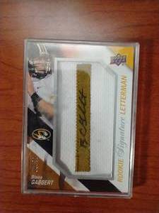 lot 33 image: Blaine Gabbart Signed Rookie Patch Card #d50