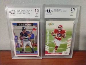 lot 37 image: 2 NFL Rookie Cards - Both Graded 10