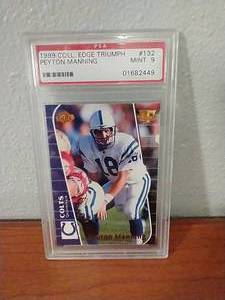 lot 38 image: 1999 Peyton Manning Card - PSA 9