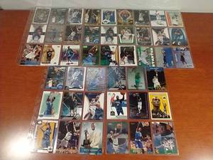 lot 73 image: 5 Pages of Kevin Garnett Cards