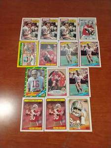 lot 80 image: Joe MontanaJerry Rice Cards