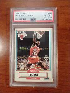 lot 81 image: 1990 Fleer Michael Jordan - PSA Graded