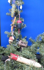 6 NEW WITH TAGS UP NORTH ORNAMENTS
