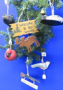 6 NEW WITH TAGS UP NORTH ORNAMENTS