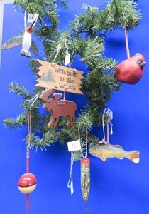 6 NEW WITH TAGS UP NORTH ORNAMENTS