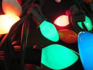 CHRISTMAS LIGHTS VINTAGE LOOK