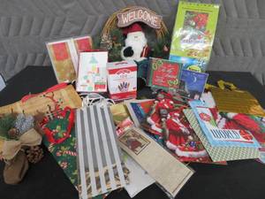 CHRISTMAS BAGS, CDS, NEW FLAG, AND MORE