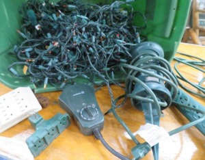 MISC LIGHTS EXTENSION CORD, OUTDOOR PLUGS