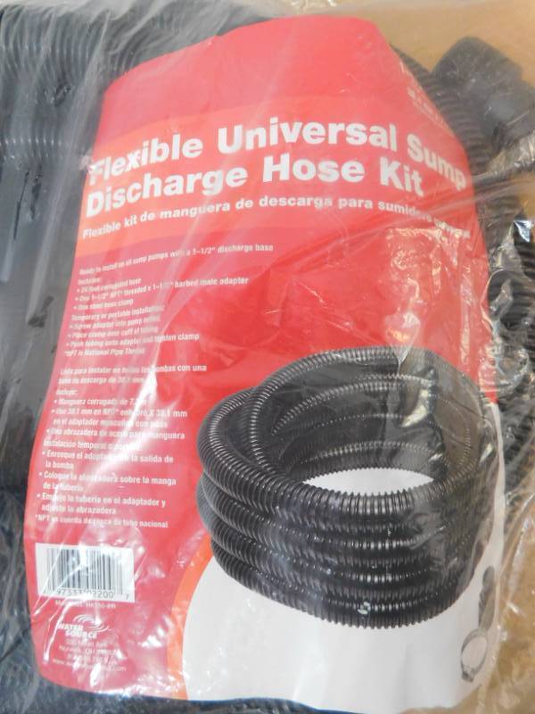 lot 28 image: Prinsco 1-12 in. x 24 ft. Sump Pump Discharge Hose