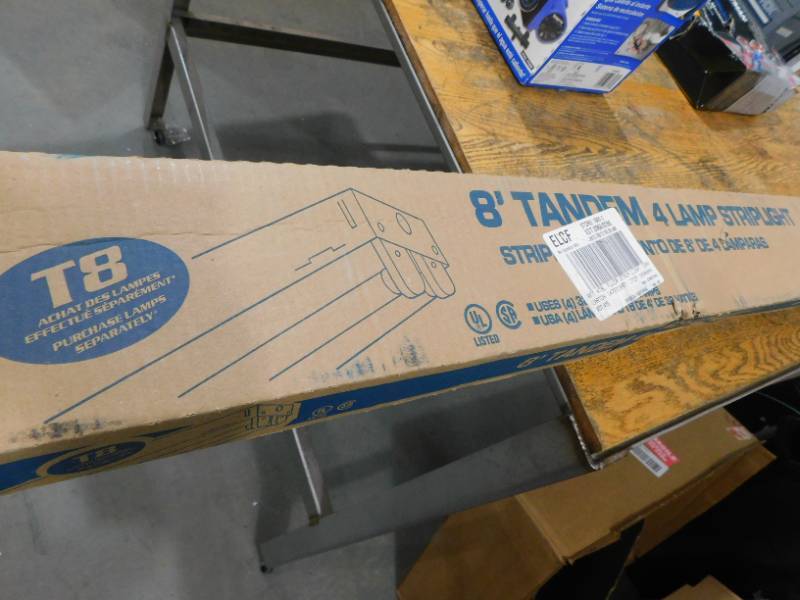lot 85 image: (2) Lithonia Lighting General purpose strip 8-ft 4-Light Bright White Strip Light