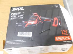 lot 19 image: SKIL PWR CORE 12-volt Variable Speed Brushless Cordless Reciprocating Saw (Charger Included and Battery Included)