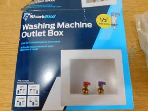 lot 67 image: SharkBite Quarter Turn Ball Valve PEX Washing Machine Outlet Box