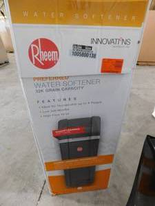 lot 83 image: Rheem Preferred 32,000 Grain Water Softener