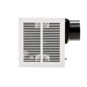 lot 135 image: Hampton Bay 80 CFM Ceiling Mount Roomside Installation Humidity Sensing Bathroom Exhaust Fan, ENERGY STAR (112) Que