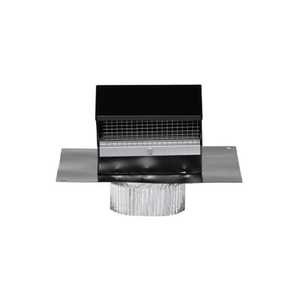lot 136 image: Broan-NuTone 3 in. to 4 in. Roof Vent Kit for Round Duct Steel in Black