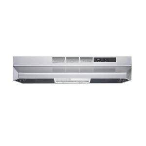 lot 149 image: Winflo 30-in Ductless Stainless Steel Undercabinet Range Hood with Charcoal Filter